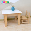 幼儿园1-3.5岁实木板材儿童桌椅家具培训班 IC桦木小长方桌 商品缩略图0