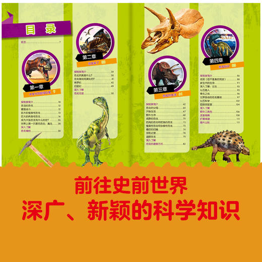 2020新书 美国国家地理超级专家系列:恐龙 青少年儿童动物百科全书 恐龙世界科学知识科普读物 恐龙化石 动物历史探险故事全书 商品图2