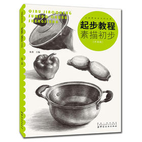 起步教程（升级版）（素描初步） 素描书入门自学零基础 素描基础教程 初学者临摹静物 石膏几何体 速写人物头像入门教材