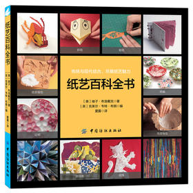【美国引进】正版 纸艺百科全书  绫子布洛戴克关于纸艺技法的综合性指导折纸剪纸纸雕纸塑模型纸编手工造纸等手工折纸剪纸书籍