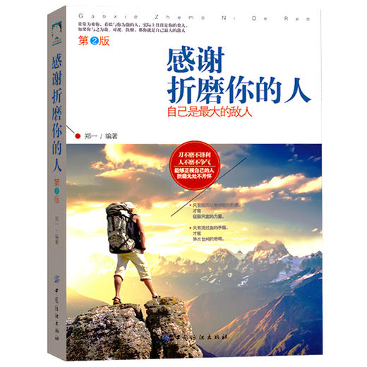 励志书籍 人生哲学 感谢折磨你的人 心灵鸡汤青春文学提高自身修养成功励志书籍 成人畅销图书籍文学小说 商品图1