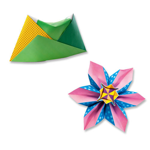 折纸手工大全书 中小学生 幻彩儿童折纸大礼盒：华丽的纸帽动物折纸书立体书儿童3d立体书手工的书亲子游戏益智儿童智力开发的书 商品图4