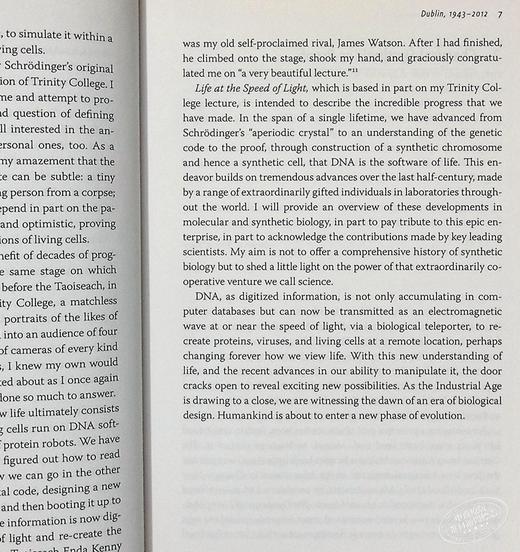 【中商原版】生命的未来：从双螺旋到合成生命 英文原版 Life At The Speed of Light: From the Double Helix to the Dawn of Digital 商品图5