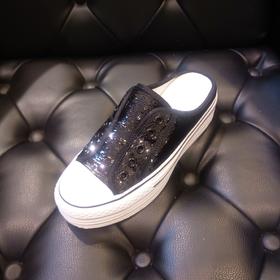 lfgj jeans BD107松糕底亮片半托