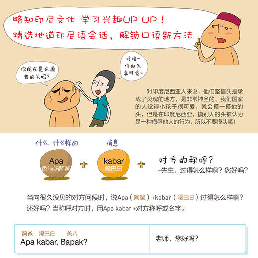 【正版包邮】趣味图解印尼语快速入门 印尼语零基础自学入门书籍 17个场景涵盖日常的方方面面 全面图解语法书籍 轻松易学彩图书籍 商品图3