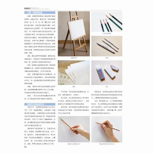 起跑线素描几何体美术基础技法丛书中的一本  素描绘画的基本知识 作画工具 执笔方式 线条表现 构图方法  适合美术初学者学习 商品图4