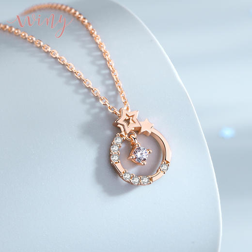 Winy925纯银幻星项链送女友闺蜜节日生日礼物 商品图7