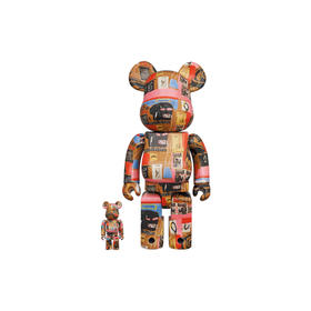 收藏系列 Be@rbrick 400%系列 安迪沃霍尔&巴斯奎特 2代