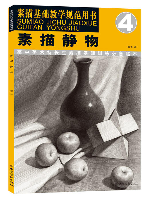 素描静物4/素描基础教学规范用书素描静物组合临摹书籍美术基础技法结构到位绘画册照片风暴高艺联考主导 商品图0