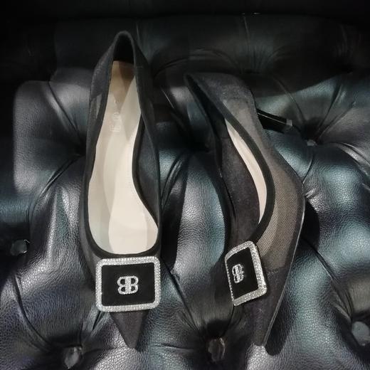 LFGJ10201纱网透气细高跟船鞋 商品图4