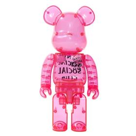 Bearbrick ANTI SOCIAL CLUB 透明粉 400%