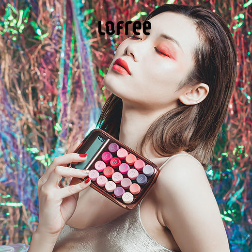洛斐LOFREE 糖豆计算器-玫瑰金 机械键盘计算机lofree可爱女时尚网红迷你会计办公专用蓝牙数字键 礼物文创 商品图3