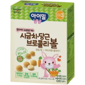 日东 菠菜红萝卜西兰花球60g