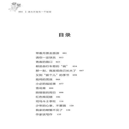 正版 请允许我有一个秘密 儿童励志文学 文学作家龚房芳精品力作 写给孩子们的心灵成长之书 儿童文学书籍 有助于儿童成长励志 商品图1