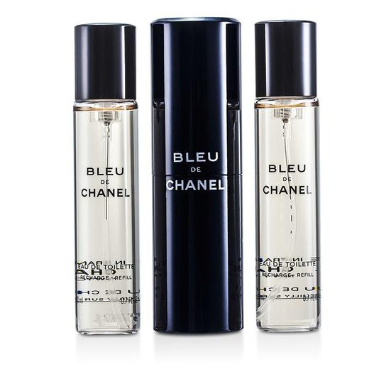 香奈儿  - 香奈儿蔚蓝男士淡香水Bleu De Chanel EDT(旅行装&两支补充装) 商品图1