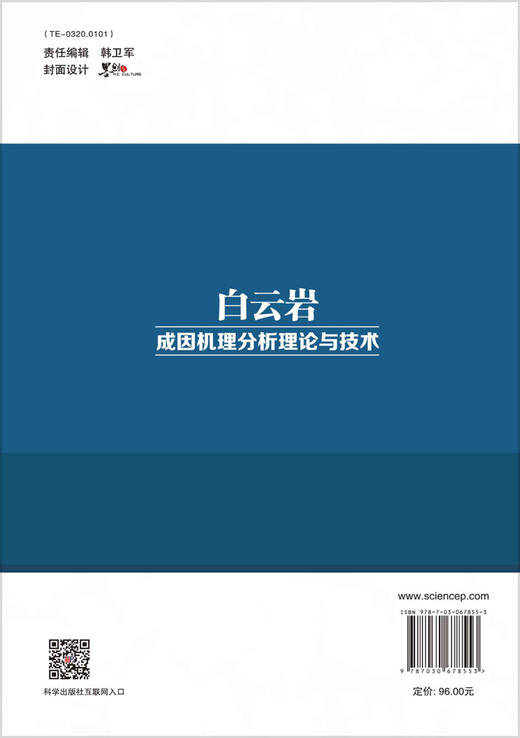 白云岩成因机理分析理论与技术/李祖兵 商品图1