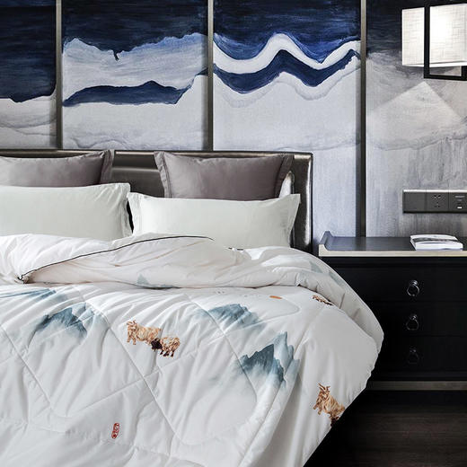 博洋家纺 国风纯羊毛被 200*230cm 商品图3