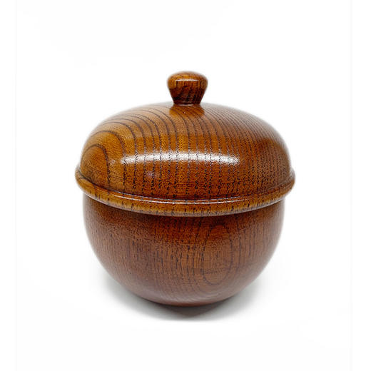 餐具饭碗糖罐带盖木碗9136-1 无包装盒 商品图0