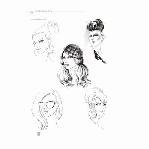 手绘时装效果图技法摹本 服装设计书籍 服装款式创意设计效果手绘 艺术服装设计 时装设计作品集素材 手绘时装速写绘画手册 商品图3