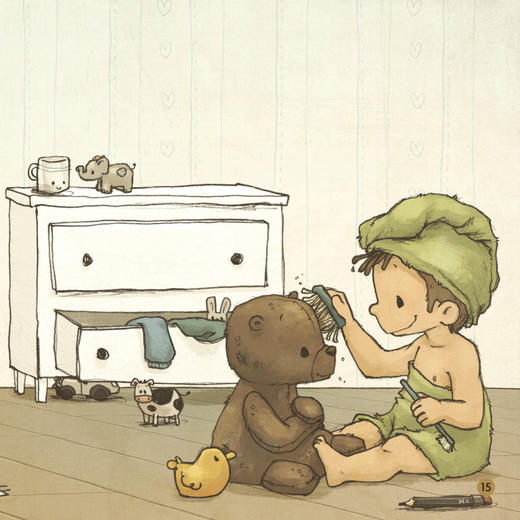 2021新书 和小熊在一起 给小熊洗澡 宝宝书籍幼儿亲子阅读1-4岁故事书幼儿园小班孩子益智启蒙书本早教睡前故事0婴儿两到三岁图书 商品图3