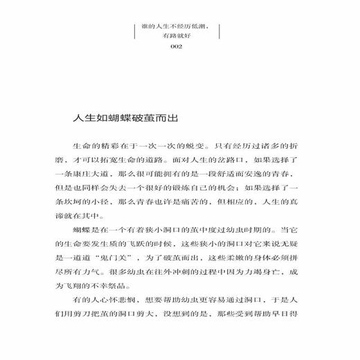 谁的人生不经历低潮 有路就好 译夫 著 所有失去的都会以另一种方式归来心灵鸡汤青春励志正能量随笔畅销文学小说畅销书籍排行榜 商品图3
