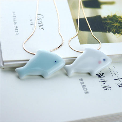 【为思礼合集】项链 原创清新森女系 时尚气质 穿衣百搭 原创 手工手绘项链 商品图12