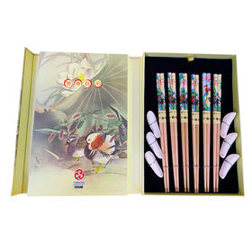 六双六架礼盒装筷子