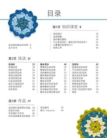 【视频教学】圆鼓鼓的钩针花样 林迪·祖巴里 泡泡针爆米花针泡芙针钩针编织技法详讲 地垫抱枕毛衣编织图案花样大全 棒针编织教程 商品图2