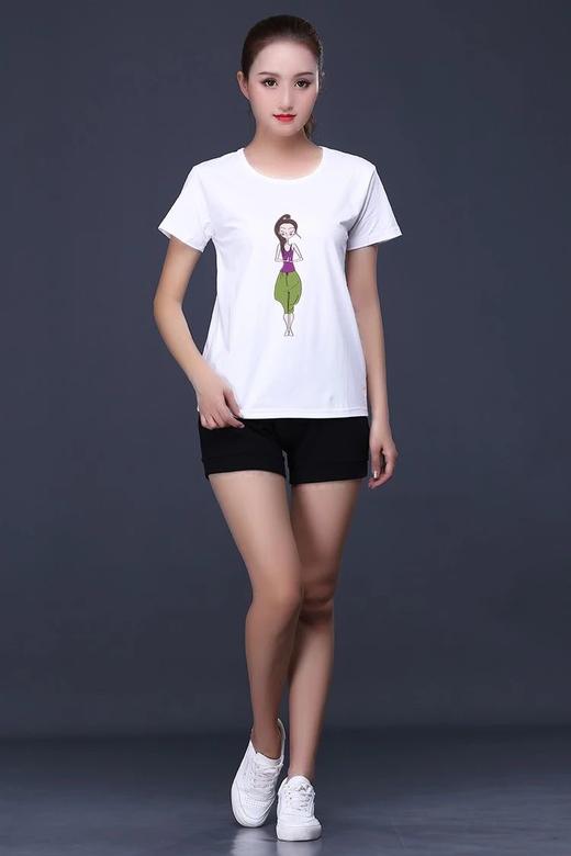 T恤 | 进口纯棉升级版（插画瑜伽体式系列） 商品图4