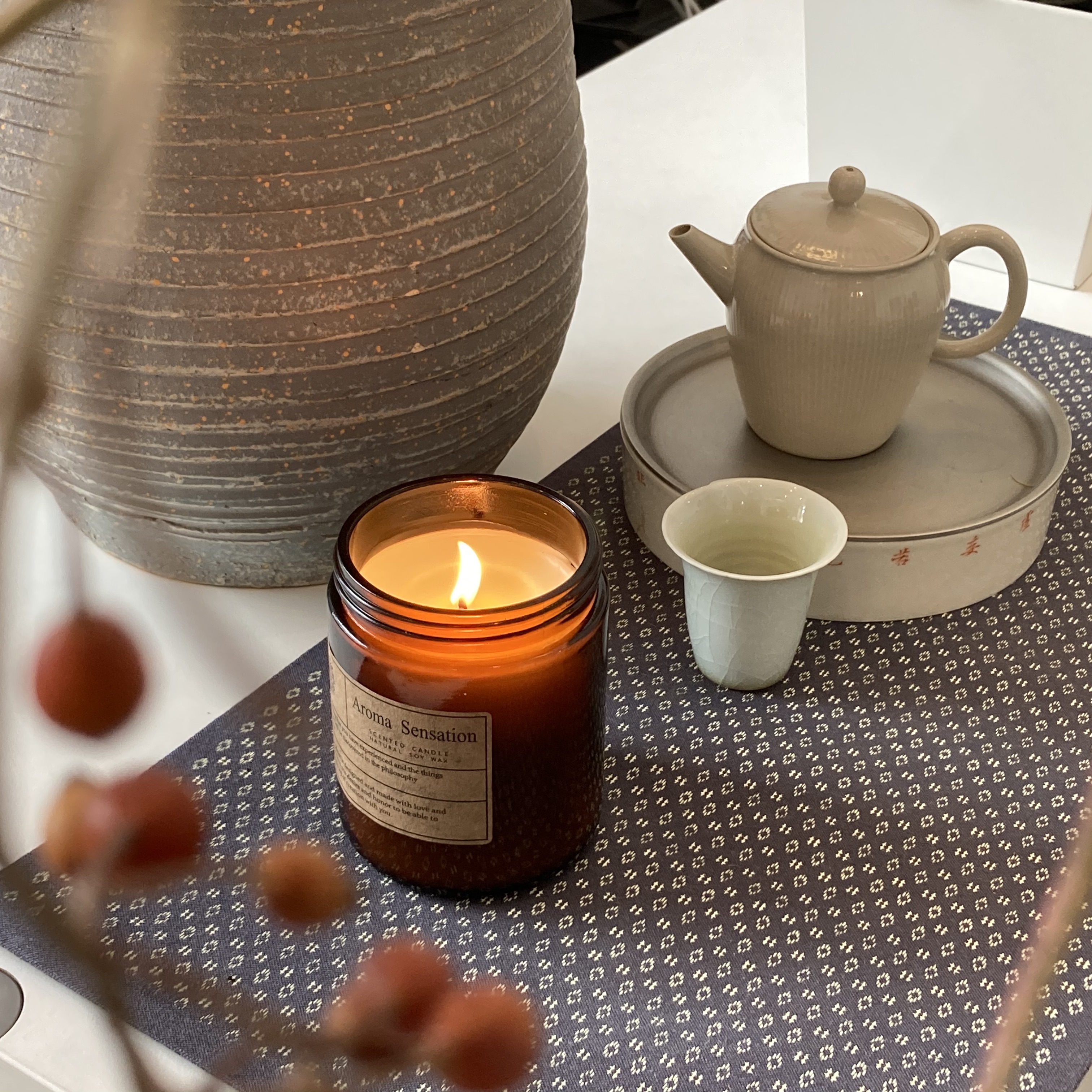 【每个女孩都值得拥有的幸福时刻】大豆蜡植物环保祖马龙同味香薰蜡烛 DIY手工大豆蜡香薰蜡烛小众礼盒伴手礼