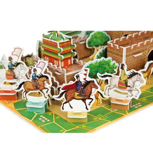 2020新书 小脚丫走丝路 3D场景拼插 西安 掌上丝绸之路 搭建立体结构 挑战益智游戏 儿童科普读物 中国传统文化 儿童益智游戏书籍 商品图3