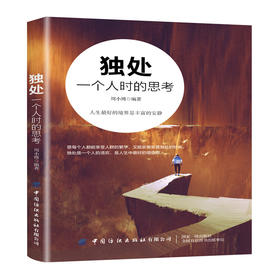 2020新书 独处 一个人时的思考 周小博 人生最好的境界是丰富的安静 自我独立思考能力培养 正能量心灵鸡汤成功励志书籍 自我和解