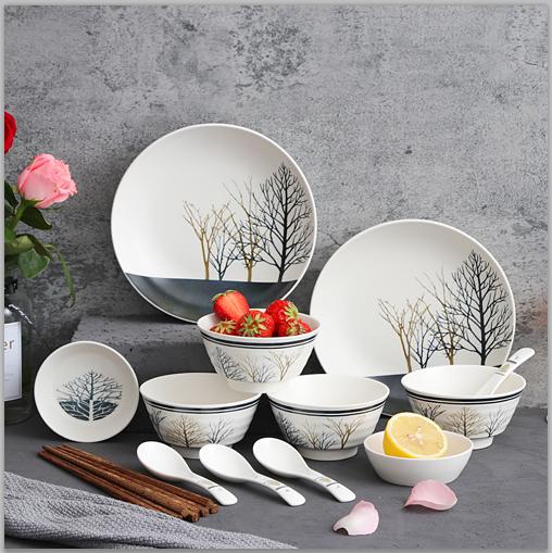 陶瓷餐具 弄清影餐具16件套 商品图0