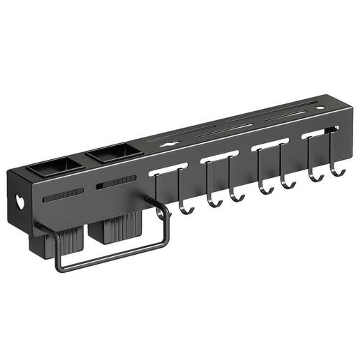 【多功能刀架】免打孔安装 不锈钢刀架 厨房用品筷子收纳整理置物锅盖架壁挂式 商品图8