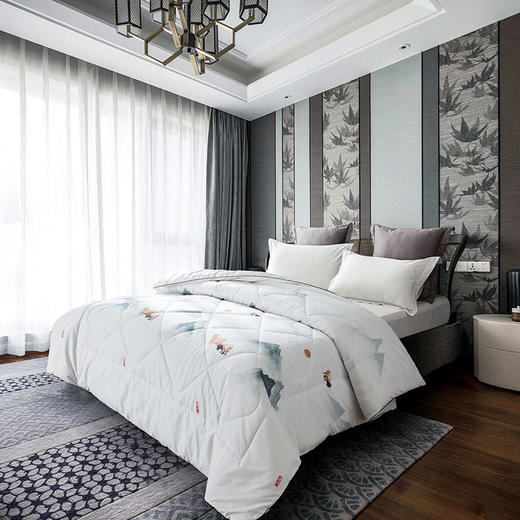 博洋家纺 国风纯羊毛被 200*230cm 商品图2