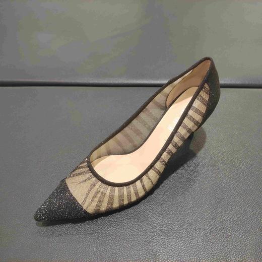 lFGJ 6612夏新款尖头网纱网红仙女风平底蕾丝性感女凉鞋 商品图0