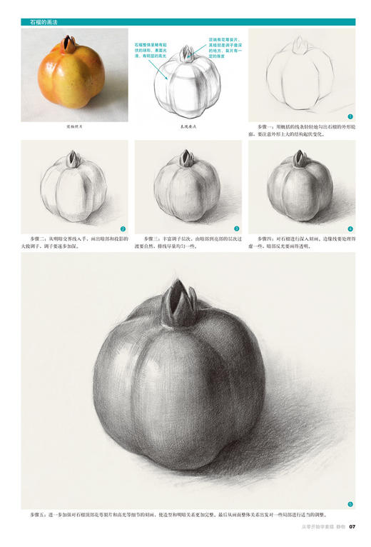 从零开始学素描.静物 美术素描教程手绘书 铅笔素描基础入门绘画书籍 动物风景静物素描教材教程 初学素描书入门教科书 商品图3