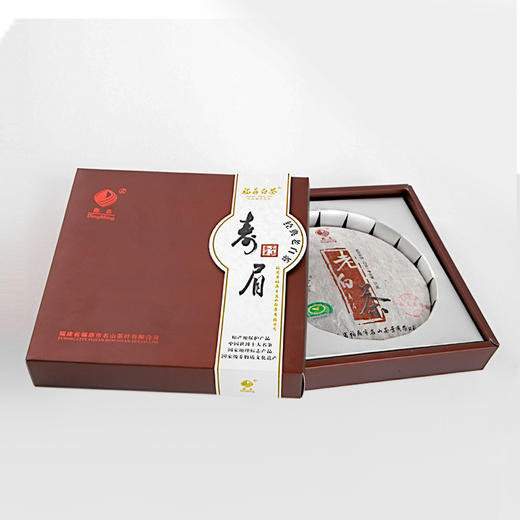 经典·盒装老白茶饼2013年寿眉357g 商品图4