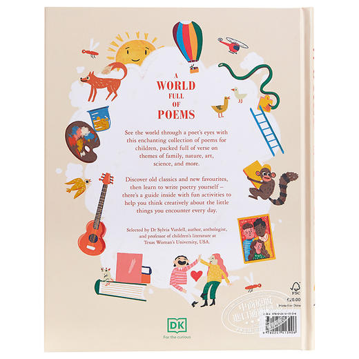 【中商原版】A World Full of Poems DK全球的诗句 儿童诗歌韵律启蒙插图文学 DK出版 精装 英文原版小初文学 7-9岁 商品图1