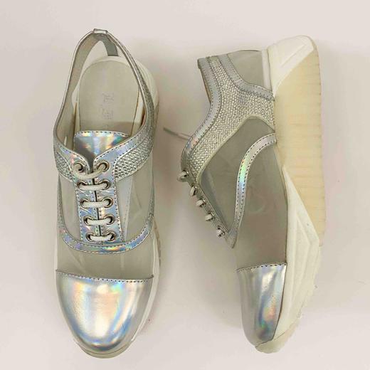 LFGJ 0320 网纱拼接炫彩牛气系带休闲单鞋 商品图5