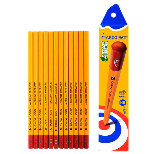马可黄杆沾顶铅笔D4200 商品图1