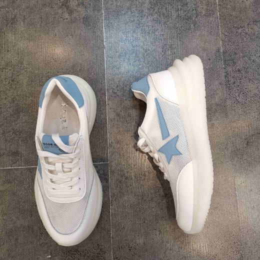 lfgj jeans BJ501 牛皮网鞋夏款女单鞋 商品图3