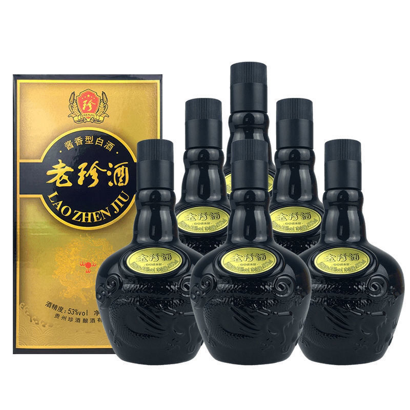 贵州老珍酒 53度酱香型纯粮白酒 整箱6瓶*500ml包邮