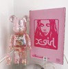 Bearbrick X-girl粉色400%+100% 商品缩略图4