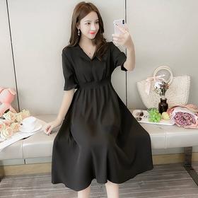 夏装2021年新款雪纺连衣裙女夏法式桔梗流行裙子仙女超仙森系春季