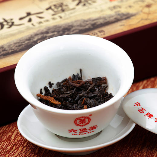 中茶黑茶广西梧州六堡茶新会陈皮调味茶60g 商品图4