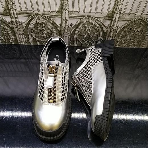 LFGJ 0337 春夏网面透气拉链平底鞋 商品图8