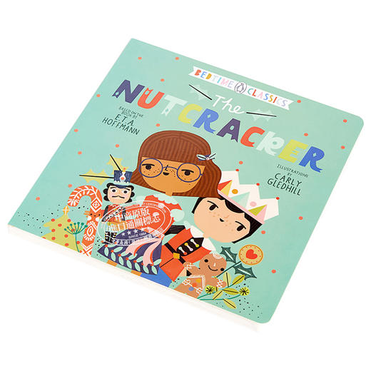 【中商原版】Bedtime Classics：The Nutcracker 睡前文学：胡桃夹子 低幼亲子故事绘本 纸板书 英文原版 0-2岁 商品图2
