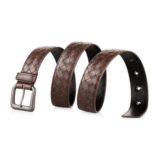 【保税】泸州仓 | Bottega Veneta 宝缇嘉 男士棕色牛皮编织皮带 271932-V4650-2515 商品图1