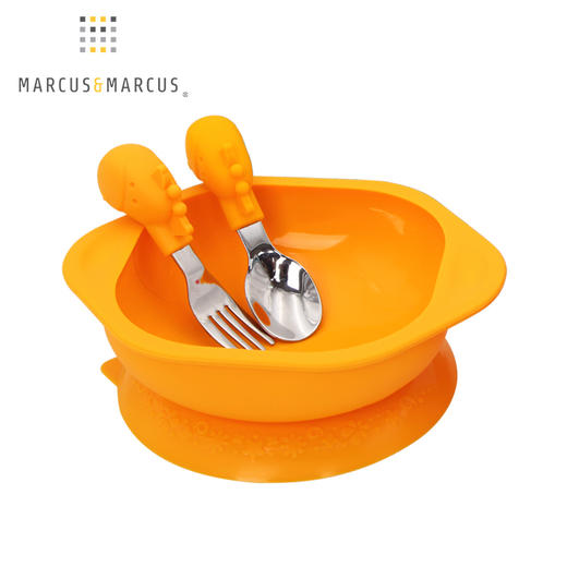 加拿大marcus儿童训练叉勺碗餐具套装 商品图4